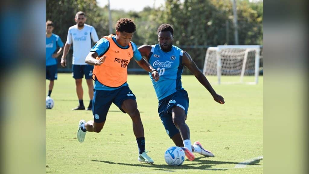 SSC Napoli, nuova seduta di allenamento mattutina al Training Center di Castel Volturno durante la pausa Nazionali.
