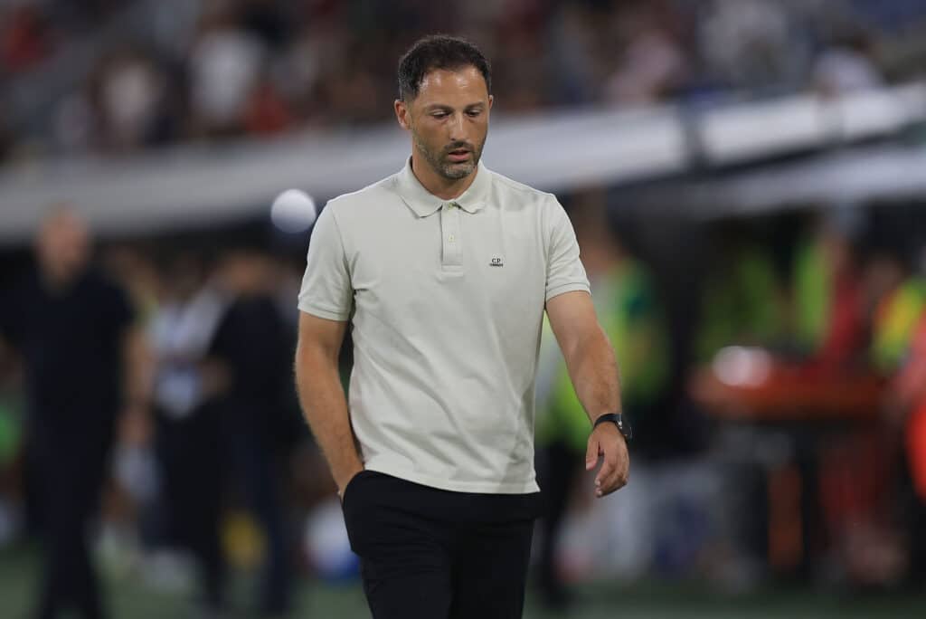 Tedesco squalificato per due giornate: l'allenatore del Bologna salterà la sfida contro il Napoli. Stop anche contro il Torino.
