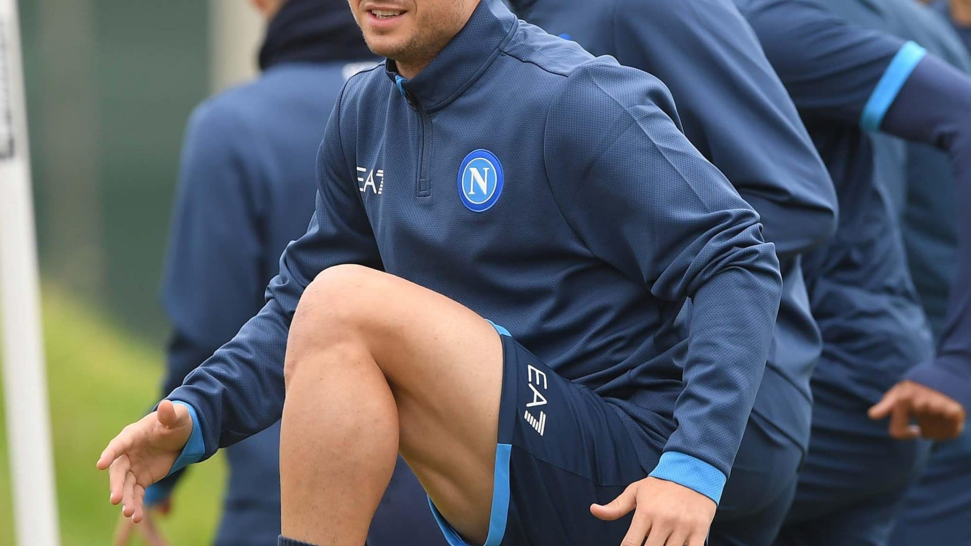 NAPLES, ITALY - NOVEMBER 23: Stanislav Lobotka of Napoli during a training session on November 23, 2021 in Naples, Italy. (Photo by SSC NAPOLI/SSC NAPOLI via Getty Images)