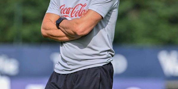 DIMARO, ITALY - JULY 14: SSC Napoli Head Coach Antonio Conte during the afternoon training session at Dimaro Sport Center, on July 14 2024 in Dimaro, Italy. (Photo by SSC NAPOLI/SSC NAPOLI via Getty Images)