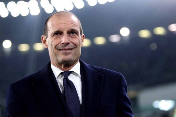 ALLIANZ STADIUM, TORINO, ITALY - 2023/01/07: Massimiliano Allegri, head coach of Juventus Fc,  looks on during the Serie A football match between Juventus Fc and Udinese Calcio. Juventus Fc wins 1-0 over Udinese Calcio. (Photo by Marco Canoniero/LightRocket via Getty Images)