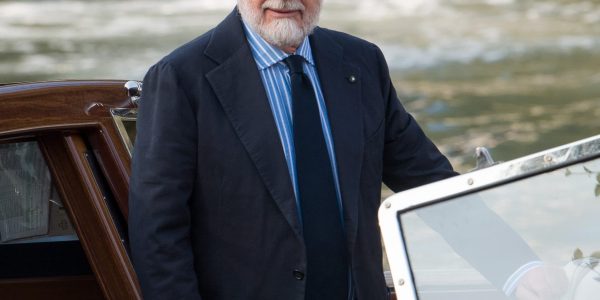 VENICE, ITALY - SEPTEMBER 10: Aurelio De Laurentiis arrives at the 78th Venice International Film Festival on September 10, 2021 in Venice, Italy. (Photo by Jacopo Raule/Getty Images)