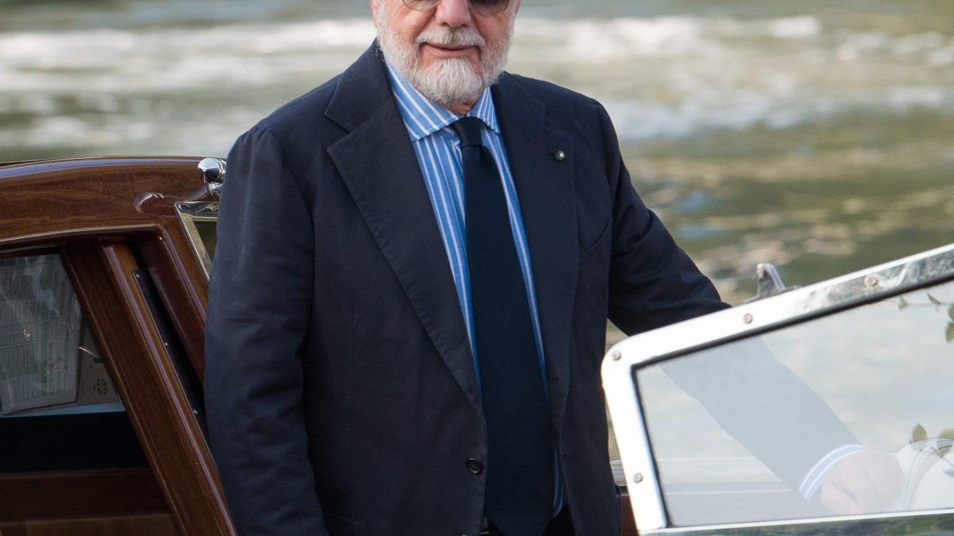 VENICE, ITALY - SEPTEMBER 10: Aurelio De Laurentiis arrives at the 78th Venice International Film Festival on September 10, 2021 in Venice, Italy. (Photo by Jacopo Raule/Getty Images)