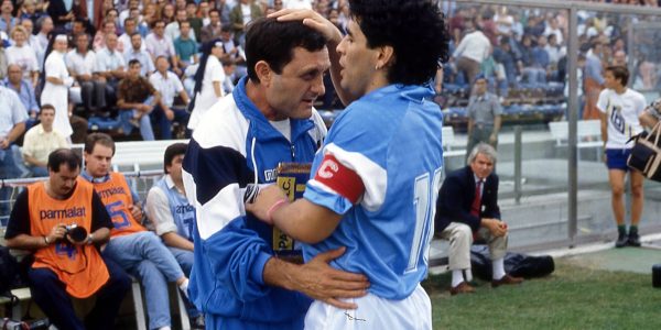 Salvatore Carmando e Diego Armando Maradona
