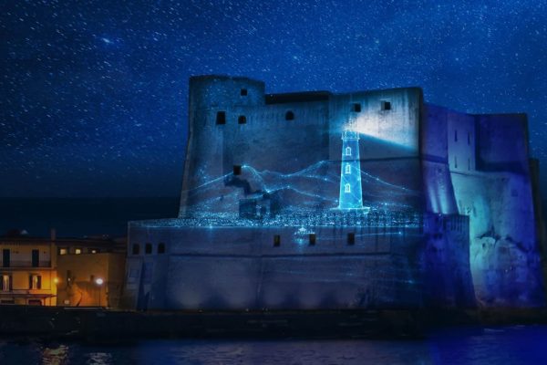 Castel dell’Ovo protagonista del gran finale dell’America’s Cup: il 27 settembre alle 20:30 videomapping gratuito sulla storia di Napoli.