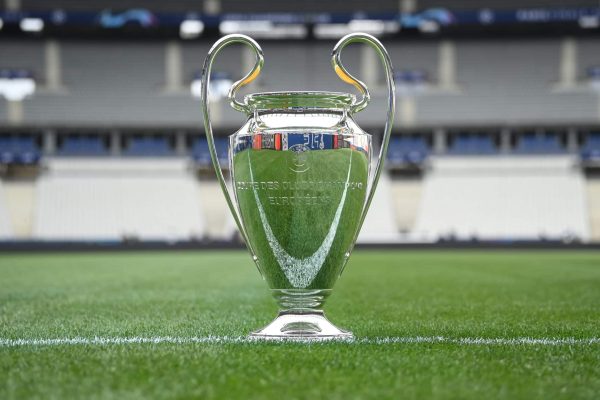 PARIS, FRANCE - MAY 26: The Champions League trophy is seen ahead of the 2022 UEFA Champions League Final on May 26, 2022 in Paris, France. (Photo by Michael Regan - UEFA/UEFA via Getty Images)