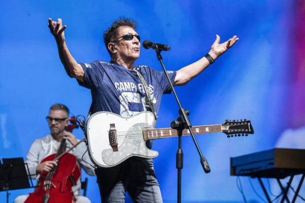 ROME, ITALY - JULY 20: Edoardo Bennato performs at Circo Massimo on July 20, 2026 in Rome, Italy.  (Photo by Roberto Panucci - Corbis/Corbis via Getty Images)