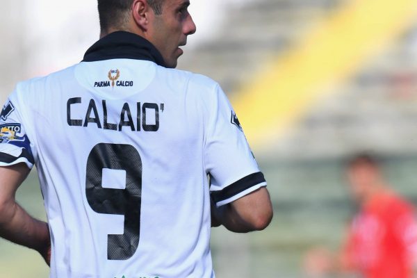 PARMA, ITALY - APRIL 21:  Emanuele Calaiò of Parma Calcio looks on during the serie B match between Parma Calcio and Carpi FC at Stadio Ennio Tardini on April 21, 2018 in Parma, Italy.  (Photo by Alessandro Sabattini/Getty Images)