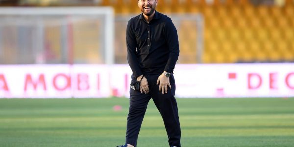 BENEVENTO, ITALY - JUNE 29: Pasquale Foggia Benevento Calcio sports director before the serie B match between Benevento Calcio and SS Juve Stabia at Stadio Ciro Vigorito on June 29, 2020 in Benevento, Italy. (Photo by Francesco Pecoraro/Getty Images for Lega Serie B)
