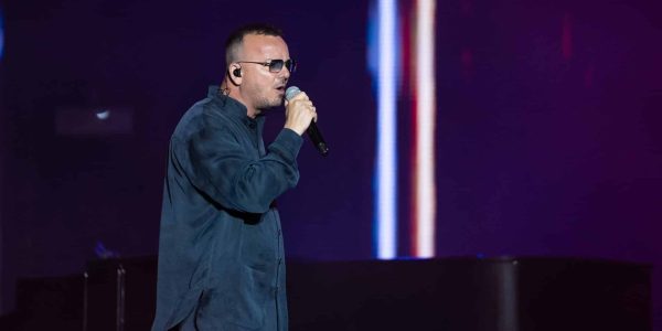 CASERTA, ITALY - 2026/06/08: Gigi D'Alessio performs live at Reggia di Caserta. (Photo by Andrea Gulí/SOPA Images/LightRocket via Getty Images)