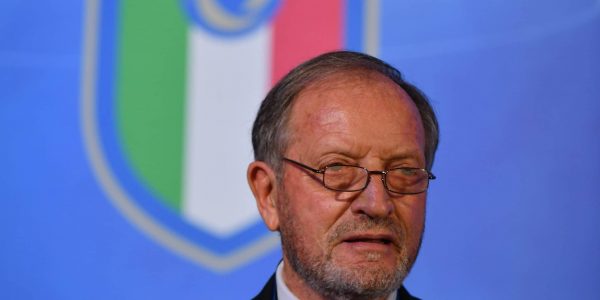ROME, ITALY - FEBRUARY 22:  Renzo Ulivieri attends the FIGC Elective Assembly at Cavalieri Waldorf Astoria Hotel on February 21, 2021 in Rome, Italy.  (Photo by Marco Rosi/Getty Images)