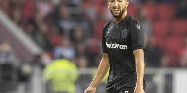 EINDHOVEN, NETHERLANDS - JULY 14: (BILD ZEITUNG OUT) Omar El Kaddouri of PAOK FC looks on during the Pre-Season Friendly match between PSV Eindhoven and PAOK FC at Philips Stadion on July 14, 2021 in Eindhoven, Netherlands. (Photo by NESImages/DeFodi Images via Getty Images)