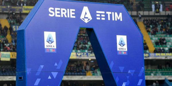 Arc alignment Lega Serie A during the italian soccer Serie A match Hellas Verona FC vs Juventus FC on October 30, 2021 at the Marcantonio Bentegodi stadium in Verona, Italy (Photo by Alessio Marini/LiveMedia/NurPhoto via Getty Images)