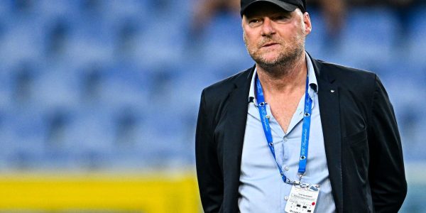 GENOA, ITALY - AUGUST 5: Massimo Taibi sports manager of Reggina looks on prior to kick-off in the Coppa Italia match between UC Sampdoria and Reggina 1914 at Stadio Luigi Ferraris on August 5, 2022 in Genoa, Italy. (Photo by Simone Arveda/Getty Images)