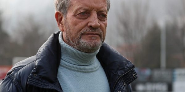 COMO, ITALY - FEBRUARY 21: Renzo Ulivieri Coach of Pontedera Calcio Femminile and President of Italian association of coaches on February 21, 2021 in Como, Italy. (Photo by Sara Cavallini/Getty Images)
