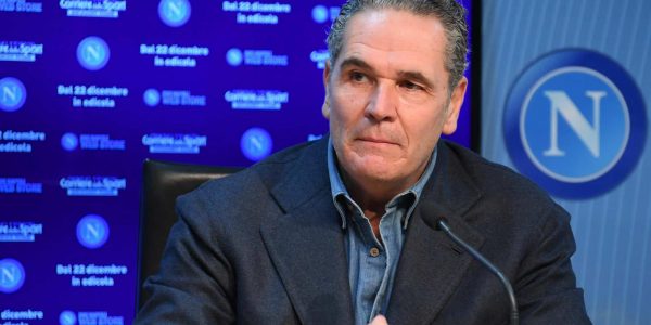 NAPLES, ITALY - DECEMBER 21: Alessandro Formisano speaks at a Napoli press conference on December 21, 2021 in Naples, Italy. (Photo by SSC NAPOLI/SSC NAPOLI via Getty Images)