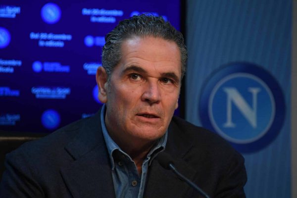 NAPLES, ITALY - DECEMBER 21: Alessandro Formisano speaks at a Napoli press conference on December 21, 2021 in Naples, Italy. (Photo by SSC NAPOLI/SSC NAPOLI via Getty Images)