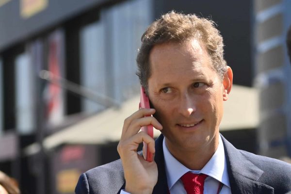 MONZA, ITALY - SEPTEMBER 12: John Elkann CEO of Ferrari attends the F1 Grand Prix of Italy on September 12, 2022 in Monza, Italy. (Photo by Stefano Guidi/GC Images)