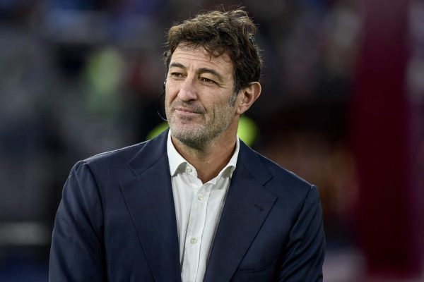 Former player Ciro Ferrara looks on during the Serie A football match between AS Roma and SS Lazio at Olimpico stadium. Rome (Italy), November 6th, 2022 (Photo by Elianto/Mondadori Portfolio via Getty Images)