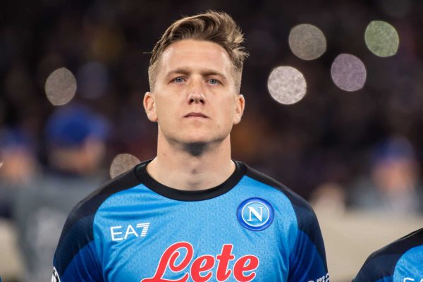 NAPLES, ITALY - MARCH 15: Piotr Zielinski of SSC Napoli during the UEFA Champions League round of 16 leg two match between SSC Napoli and Eintracht Frankfurt at Stadio Diego Armando Maradona on March 15, 2023 in Naples, Italy. (Photo by Ivan Romano/Getty Images)