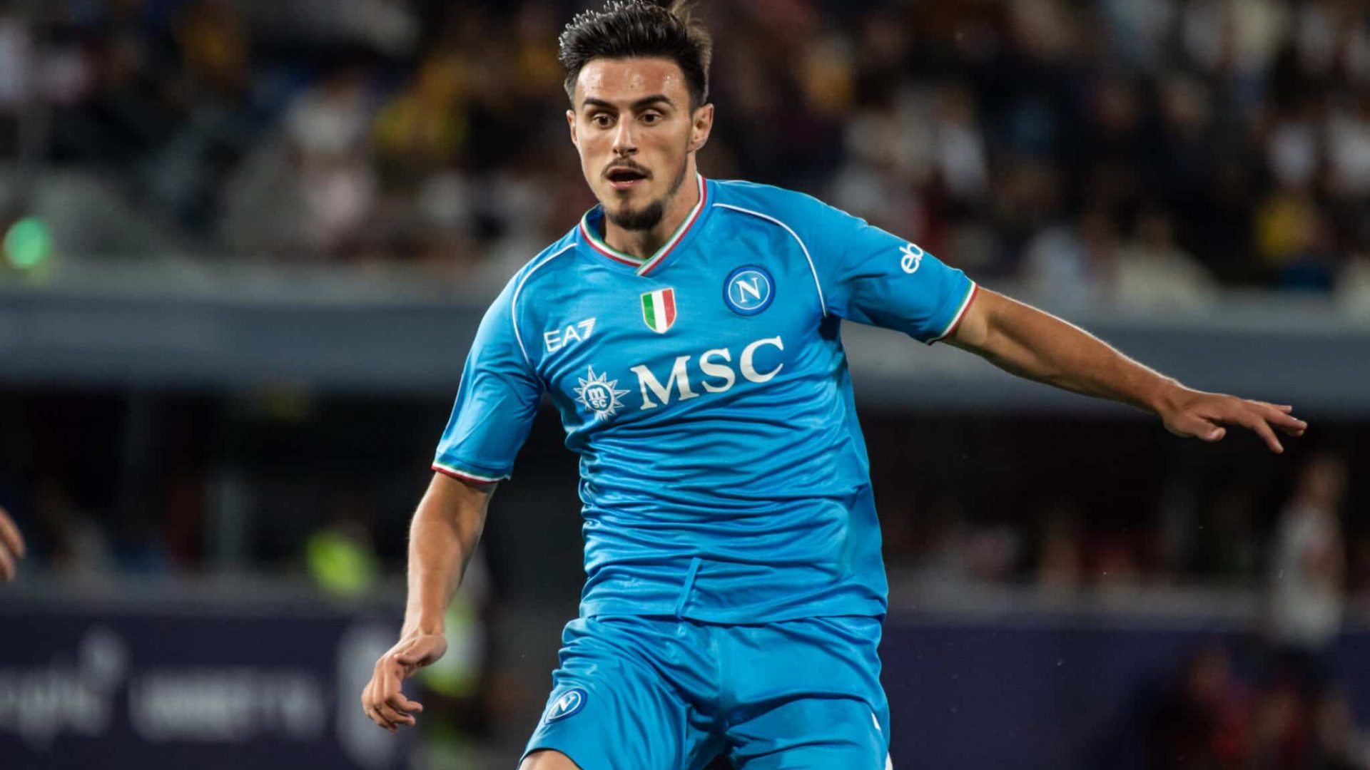 Eljif Elmas, centrocampista del Napoli