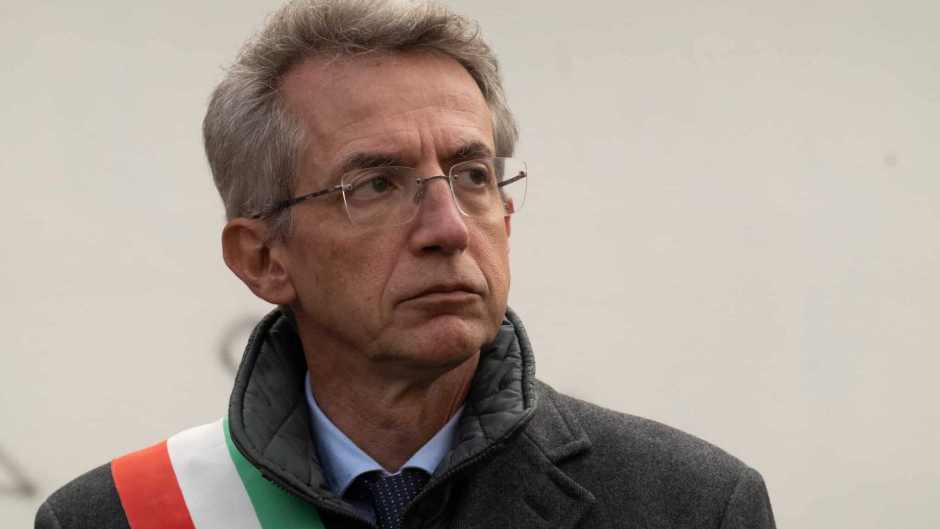 Mayor of Naples Gaetano Manfredi is seen during typical Immaculate Conception celebrations in New Jesus Square (Piazza del Gesù Nuovo) in Naples, Italy, on December 8th, 2023.  (Photo by Lorenzo Di Cola/NurPhoto via Getty Images)