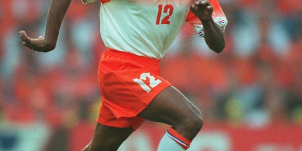 BIRMINGHAM, ENGLAND - June 13: Aron Winter of Holland on the ball during the UEFA Euro 1996 Group A match between Switzerland and Holland at Villa Park on June 13, 1996 in Birmingham, England. (Photo by Stewart Kendall/Sportsphoto/Allstar via Getty Images)