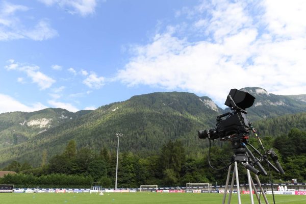 VIENNA, AUSTRIA - JULY 20: A general view inside the stadium before the Pre-season Friendly match between SSC Napoli and Mantova at Dimaro Sport Center on July 20, 2024 in Dimaro, Italy . (Photo by SSC NAPOLI/SSC NAPOLI via Getty Images)