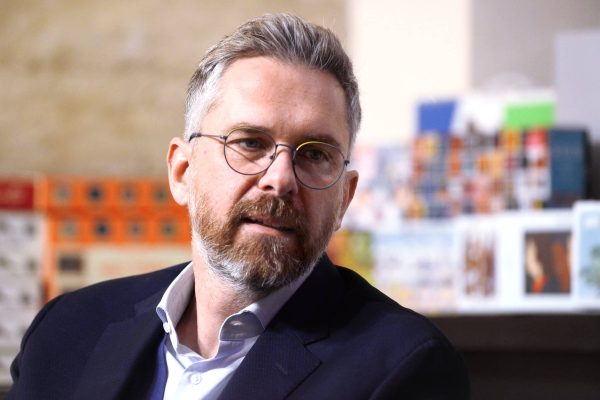 BOLOGNA, ITALY - NOVEMBER 05: Italian politician Matteo Lepore, Mayor of Bologna, attends the presentation of journalist and author Riccardo Staglian latest book "The Rich Won" at Coop Ambasciatori on November 05, 2024 in Bologna, Italy. (Photo by Roberto Serra - Iguana Press/Getty Images)