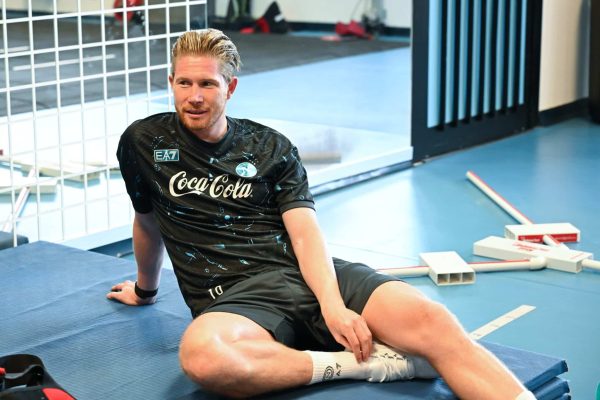 NAPLES, ITALY - JULY 15: Kevin De Bruyne of SSC Napoli attends the first tests of the 2025/26 season at the club’s training center on July 15, 2025 in Castel Volturno, Italy. (Photo by SSC NAPOLI/SSC NAPOLI via Getty Images)