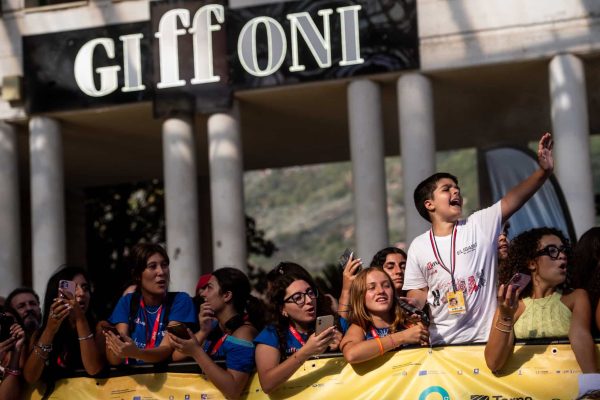 GIFFONI VALLE PIANA, ITALY - JULY 22: General view during a blue carpet at the 55th Giffoni Film Festival 2025 on July 22, 2025 in Giffoni Valle Piana, Italy. (Photo by Ivan Romano/Getty Images)