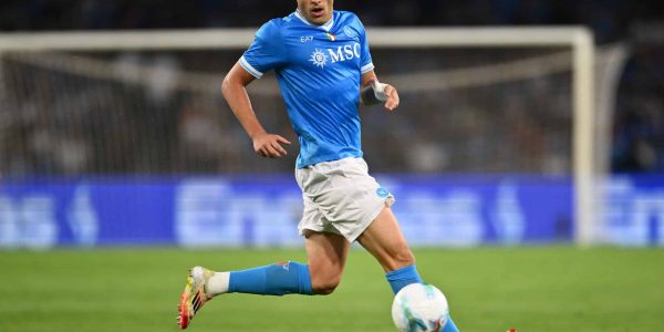NAPLES, ITALY - SEPTEMBER 22: Alessandro Buongiorno of Napoli in action during the Serie A match between SSC Napoli and Pisa SC at Stadio Diego Armando Maradona on September 22, 2025 in Naples, Italy. (Photo by Image Photo Agency/Getty Images)