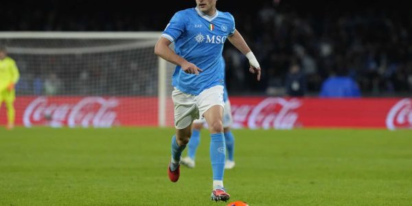 Alessandro Buongiorno of SSC Napoli during the Serie A match between SSC Napoli and Atalanta BC at Stadio Diego Armando Maradona Naples Italy on 22 November 2025. (Photo by Franco Romano/NurPhoto via Getty Images)
