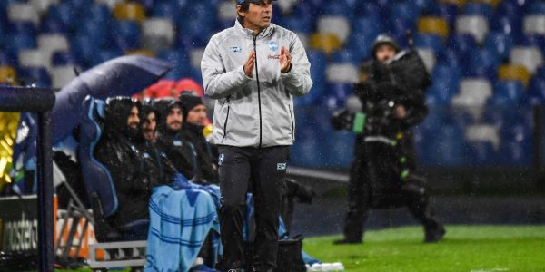 NAPLES, ITALY - NOVEMBER 25: Antonio Conte coach of SSC Napoli during the UEFA Champions League 2025/26 League Phase MD5 match between SSC Napoli and Qarabag FK at Stadio Diego Armando Maradona on November 25, 2025 in Naples, Italy. (Photo by Ivan Romano/Getty Images)