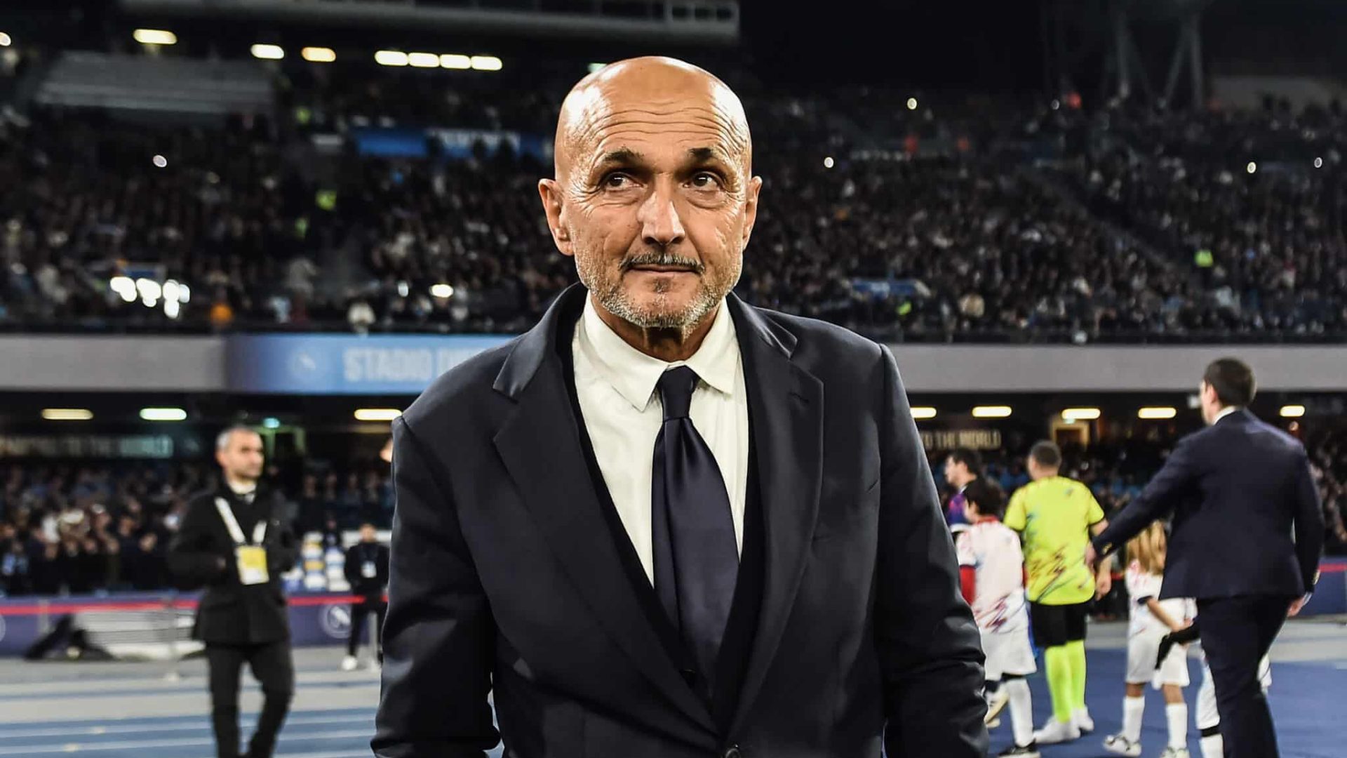NAPLES, ITALY - DECEMBER 07: Luciano Spalletti coach of Juventus FC reacts during the Serie A match between SSC Napoli and Juventus FC at Stadio Diego Armando Maradona on December 07, 2025 in Naples, Italy. (Photo by Ivan Romano/Getty Images)