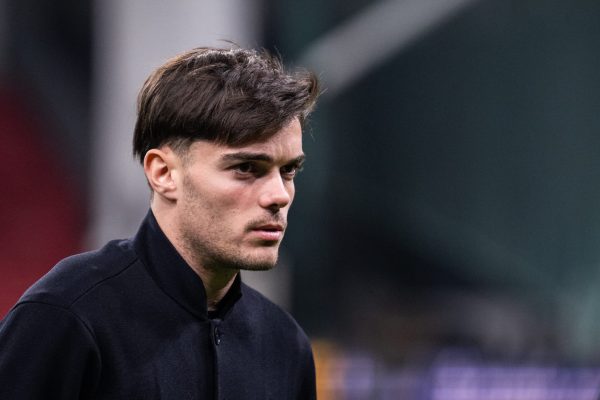 COPENHAGEN, DENMARK - JANUARY 19: Miguel Gutierrez of SSC Napoli during the walk around at Parken Stadium on January 19, 2026 in Copenhagen, Denmark. (Photo by SSC NAPOLI/SSC NAPOLI via Getty Images)
