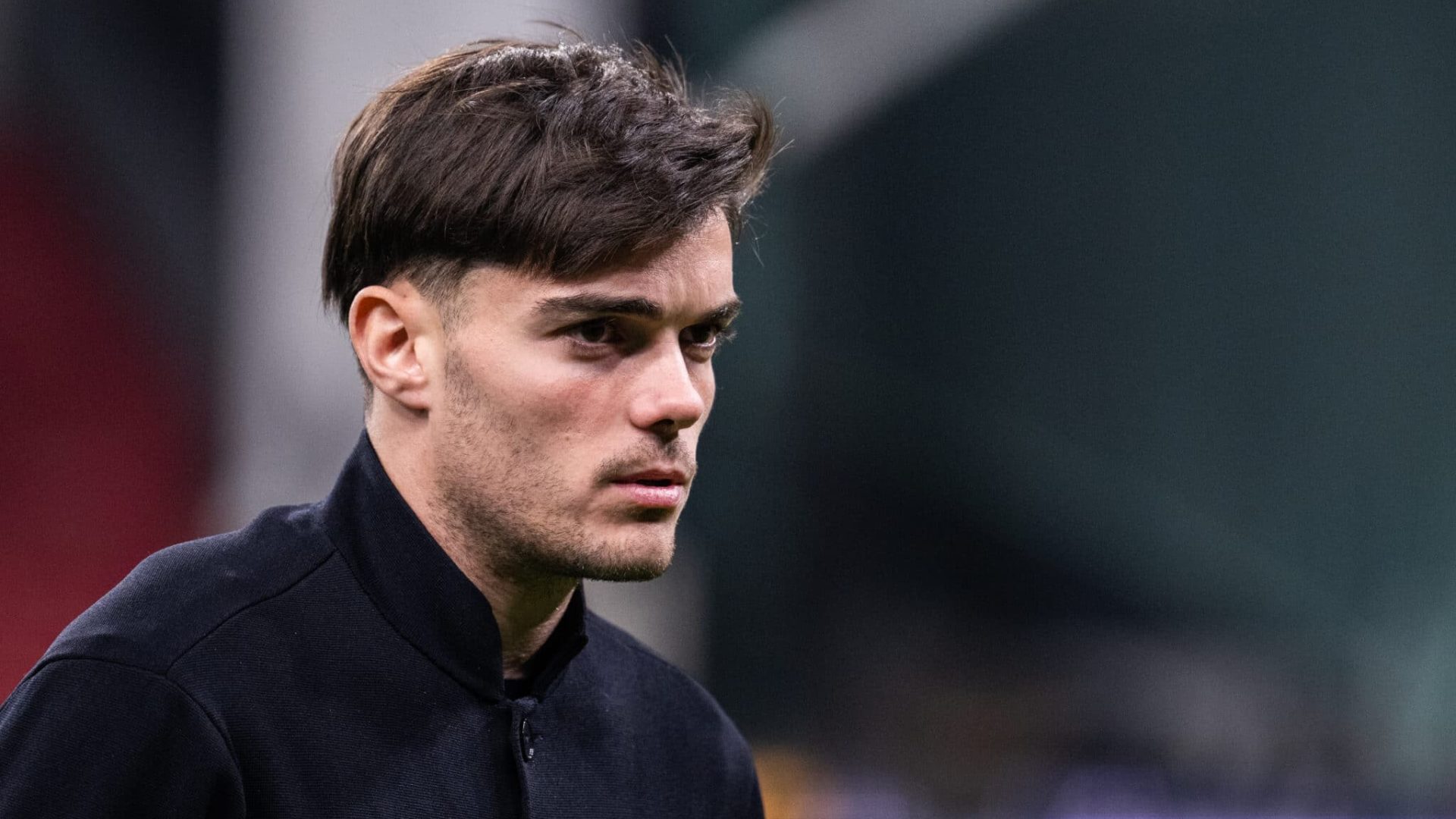 COPENHAGEN, DENMARK - JANUARY 19: Miguel Gutierrez of SSC Napoli during the walk around at Parken Stadium on January 19, 2026 in Copenhagen, Denmark. (Photo by SSC NAPOLI/SSC NAPOLI via Getty Images)