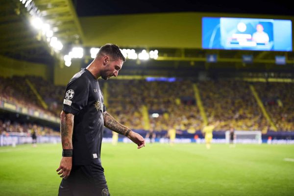 VILLARREAL, SPAIN - OCTOBER 13: Matteo Politano of SSC Napoli walks off the pitch after being substituted during the UEFA Champions League 2026/27 League Phase MD2 match between Villarreal CF and SSC Napoli at Estadio de la Ceramica on October 13, 2026 in Villarreal, Spain. (Photo by Manuel Queimadelos/Quality Sport Images/Getty Images)