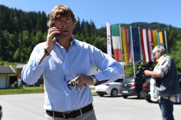 BAD KLEINKIRCHHEIM, AUSTRIA - JULY 11:  Manuel Gerolin, Sport Manager of Palermo, looks on after a Palermo training session on July 11, 2015 in Coccaglio near  Bad Kleinkirchheim, Austria.  (Photo by Tullio M. Puglia/Getty Images)
