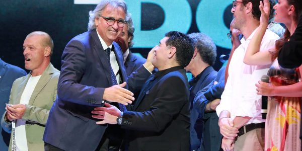 Andrea Carnevale e Diego Armando Maradona