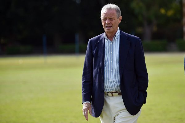 PALERMO, ITALY - OCTOBER 20:  President Maurizio Zamparini of US Citta' di Palermo look on during a Palermo training session at Campo Tenente Onorato on October 20, 2017 in Palermo, Italy.  (Photo by Tullio M. Puglia/Getty Images)