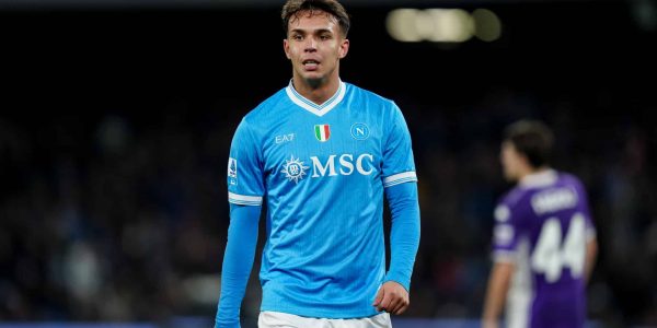 Giovane of SSC Napoli looks on during the serie Serie A Enilive match between SSC Napoli and ACF Fiorentina at Stadio Diego Armando Maradona on January 31, 2026 in Naples, Italy  (Photo by Giuseppe Maffia/NurPhoto via Getty Images)