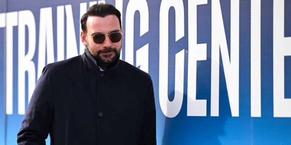 NAPLES, ITALY - NOVEMBER 27: SSC Napoli Sporting Director Giovanni Manna attends the afternoon training Session at SSC Napoli Training Center in Castel Volturno (Caserta) on November 27, 2025 in Naples, Italy. (Photo by SSC NAPOLI/SSC NAPOLI via Getty Images)