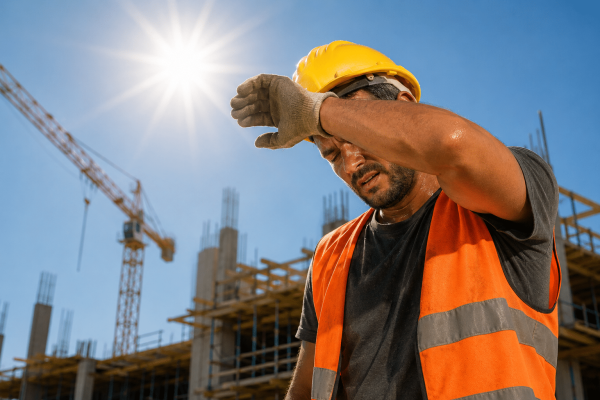 Caldo Campania lavoratori: prorogato fino al 15 settembre lo stop ai lavori al sole dalle 12:30 alle 16 nei giorni a rischio alto.