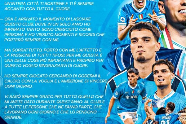 Miguel Gutiérrez Addio Napoli