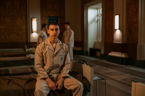 Minerva. Luigi Zeno as Leonardo in episode 101 of Minerva. Cr. Eduardo Castaldo/Netflix © 2026