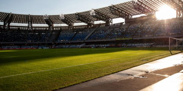 Napoli-Inter NAPLES, ITALY - OCTOBER 17: General view of the Stadio Diego Armando Maradona before the kick-off of the Serie A match between SSC Napoli and Torino FC on October 17, 2021 in Naples, Italy. (Photo by Ivan Romano/Getty Images)