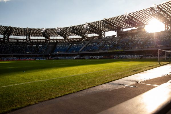 NAPLES, ITALY - OCTOBER 17: General view of the Stadio Diego Armando Maradona before the kick-off of the Serie A match between SSC Napoli and Torino FC on October 17, 2021 in Naples, Italy. (Photo by Ivan Romano/Getty Images)