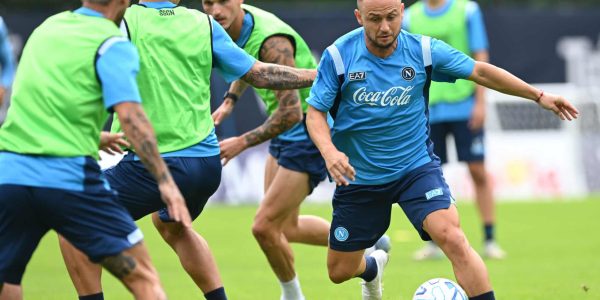 DIMARO, ITALY - JULY 21: Stanislav Lobotka of Napoli on July 21, 2026 in Dimaro, Italy. (Photo by SSC NAPOLI/SSC NAPOLI via Getty Images)