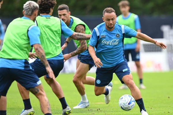 DIMARO, ITALY - JULY 21: Stanislav Lobotka of Napoli on July 21, 2026 in Dimaro, Italy. (Photo by SSC NAPOLI/SSC NAPOLI via Getty Images)